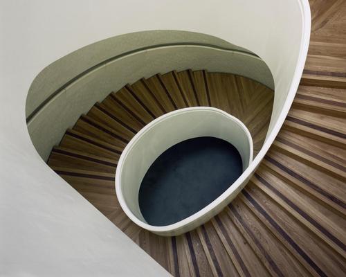 Caruso St John's spiralling staircase is a standout feature / Helene Binet