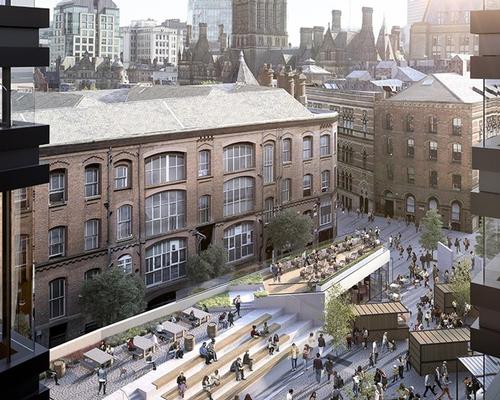 The scheme is proposed in the heart of Manchester's city centre / Make