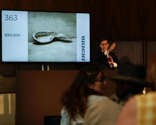 The auction at the iconic Four Seasons restaurant / Frank Franklin II/Press Association Images