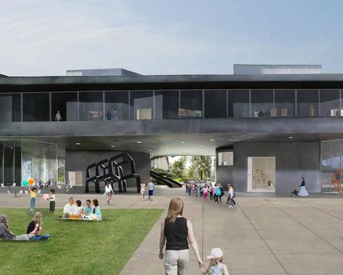 The new spaces are replacing four deteriorating gallery buildings / LACMA