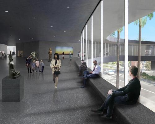 The main exhibition level will provide a new home for LACMA's permanent collection of art / LACMA