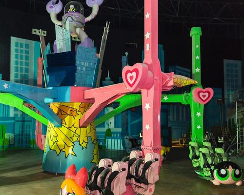 The themed entertainment destination features zones based on Cartoon Network, Marvel and Lost Valley – Dinosaur Adventure / IMG Worlds of Adventure
