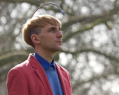 The colourblind 'Human Cyborg' Neil Harbisson uses an implanted device that allows him to hear colours