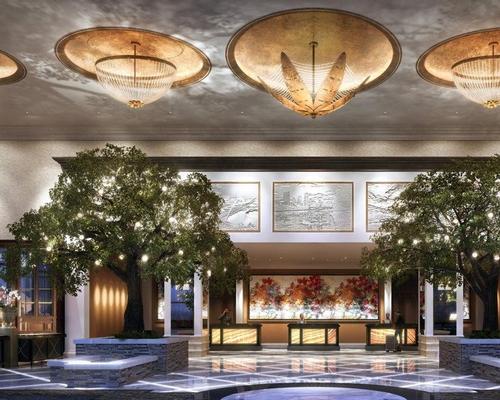 Fairmont Texas will be designed with trees, plants and landscape features inside / Fairmont