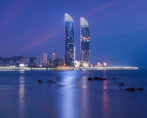 37th floor Conrad Xiamen Spa boasts sea-facing treatment rooms