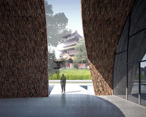 Viewpoints from the museum will look out towards the surrounding historical landmarks / Studio Pei-Zhu