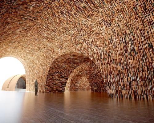 Huge vaulted spaces will be used to house the museum's pottery exhibitions / Studio Pei-Zhu
