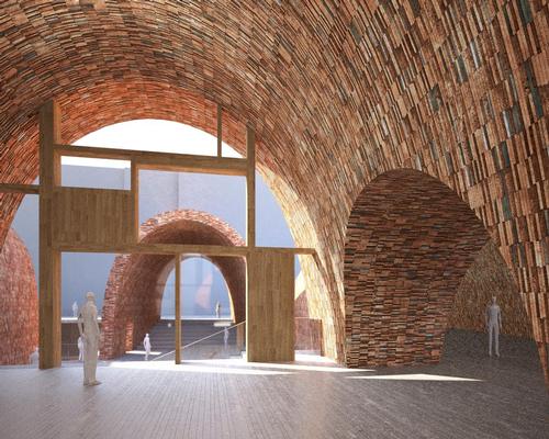 The architects hope the building and the collection within will make Jingdezhen a 'world city of culture' / Studio Pei-Zhu