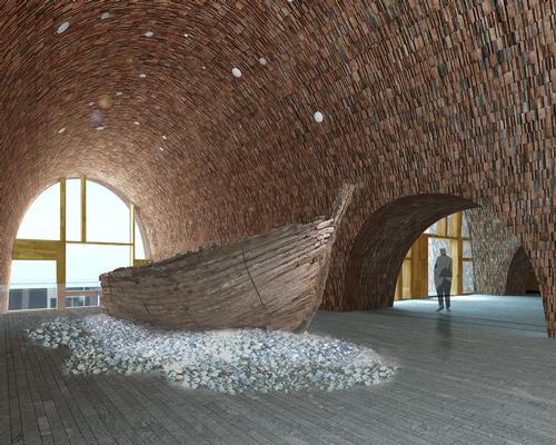 Supporting structures will resemble sails and boats will be displayed to reference the importance of pottery in the early days of the Silk Road maritime trade network
/ Studio Pei-Zhu
