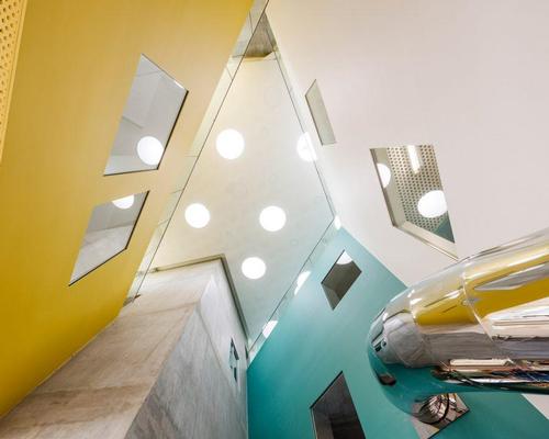 The different primary volumes each feature a different purpose and have their own unique colour scheme / Adam Mørk