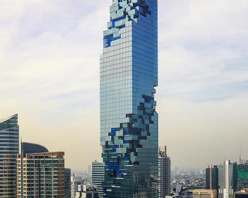 Architect Ole Scheeren has completed Thailand's 'pixellated' MahaNakhon tower / PACE