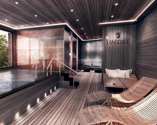 The Brimstone Spa will feature seven thermal experiences and will be available exclusively to guests at the Langdale Estate