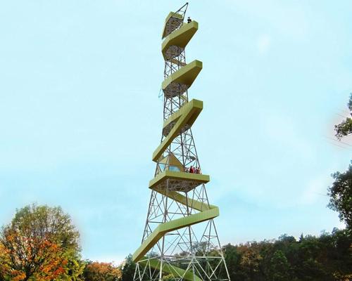 Twelve pylons currently stand in a Stockholm park
/ Anders Berensson Architects