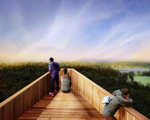 Visitors would be able to enjoy picnics from the top of the tower / Anders Berensson Architects