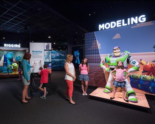 With more than 40 interactive elements, the exhibition demonstrates how the technology that Pixar uses supports the creativity and artistry of its storytellers / Pixar 
