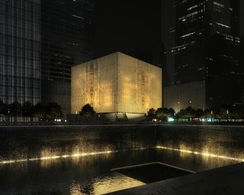 Designed by Rex Architecture, the arts venue will be built north of the 9/11 memorial / Render by Luxigon