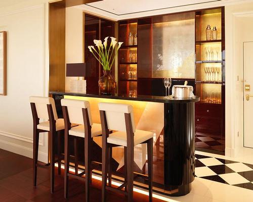 A cocktail bar features in the new Savoy Suite / The Savoy