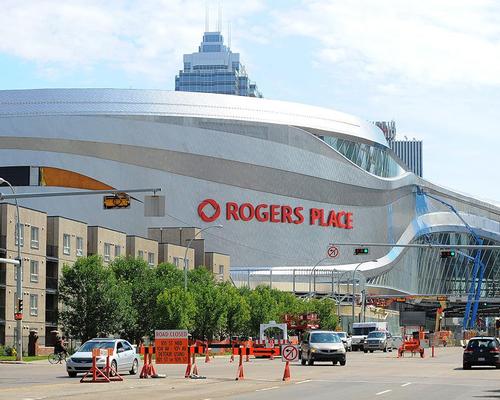 Rogers Place is the new home of Canadian NHL francuise the Edmonton Oilers / Andy Devlin & Jeff Nash