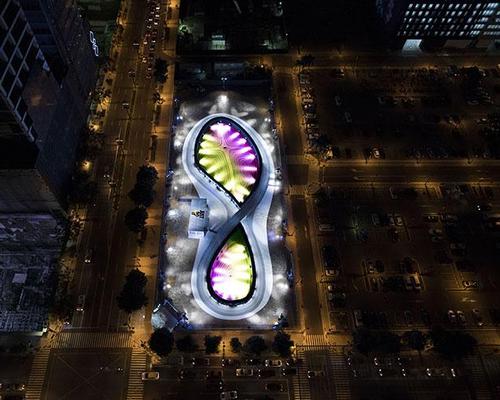 The track is shaped like a giant Nike shoe / BBH Singapore