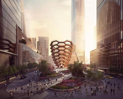 Vessel will be located in Hudson Yards' Public Square and Gardens, designed by Nelson Byrd Woltz Landscape Architects
/ Forbes Massie