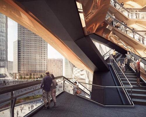 Heatherwick Studio said 'Vessel will lift the public up, offering new ways to look at New York, Hudson Yards and each other'
/ Forbes Massie