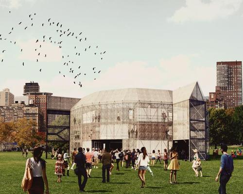 Shakespeare's Globe may be recreated using shipping containers / Container Globe