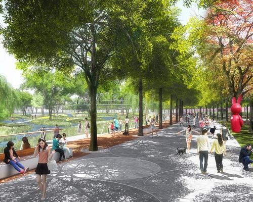 A circular promenade will lead visitors around the park / TLS