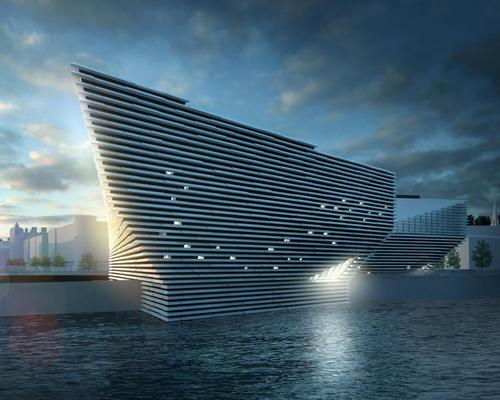Opening in 2018, the V&A Museum of Design Dundee will be located on Dundee’s revitalised waterfront / Kengo Kuma and Associates