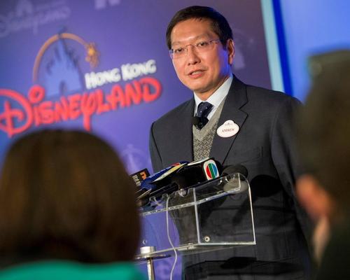 Kam has reportedly joined Wanda to lead their theme park division / Hong Kong Disneyland