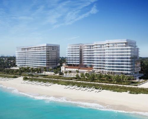 Meier is currently working on the redevelopment of the historic private members' Surf Club in Miami into the Surf Club Four Seasons Hotel and Residences / DBOX