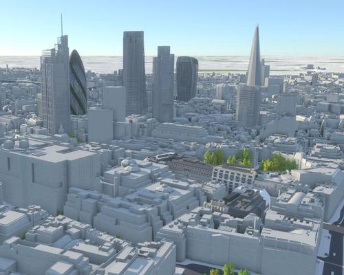 The Vucity software visualises more than 200sq km of London in 3D / VUCITY