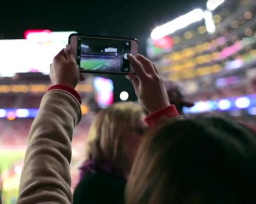 Some researchers believe new technologies can enhance the shared experience of being in a stadium / GMC/YouTube
