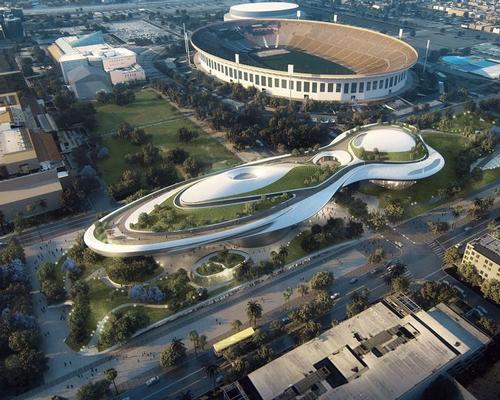 MAD's proposal for the Los Angeles site / Lucas Museum of Narrative Art