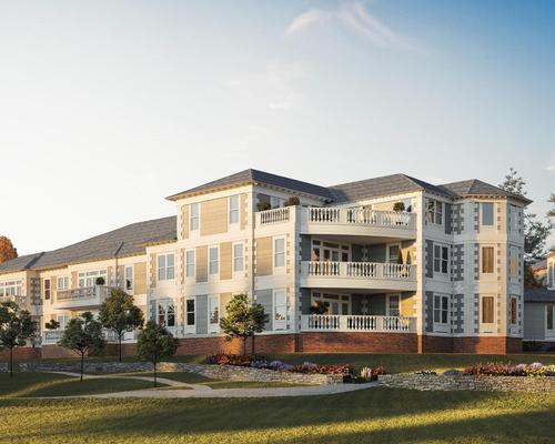 Designed by architect Robert E. Harrison, with interior design by William Caligari Jr., the eco-friendly residences will have open floor plans and high, architecturally detailed ceilings