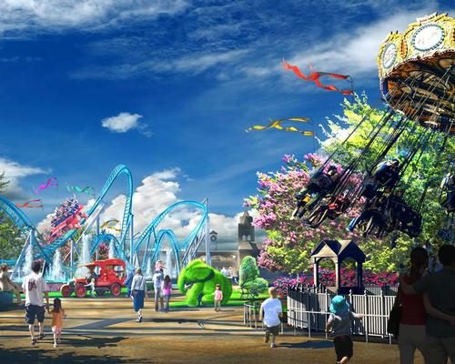 A theme park is at the centre of the development, with plans to launch in May 2017