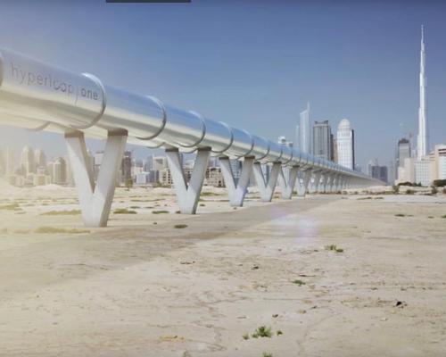 A teaser video released by the company shows one man’s 124km journey from Abu Dhabi to Dubai, which Hyperloop One claims will be completed in just 12 minutes / Hyperloop One