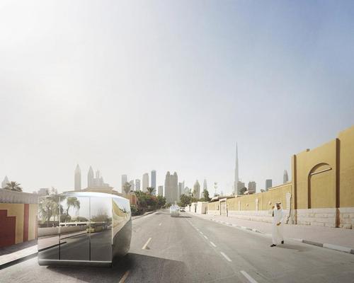 The network's pods can leave the hyperloop portals and head onto the open road / Hyperloop One