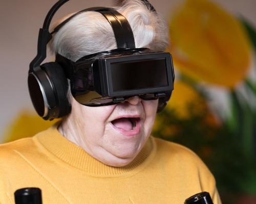 A exercise space using virtual reality was created for the study