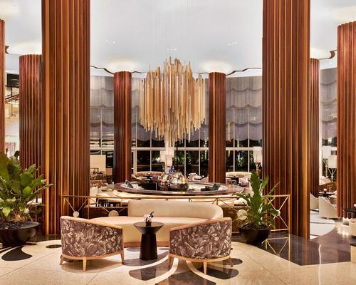 Rockwell's aim was to create a 'sumptuous yet contemporary environment' / Nobu Miami Beach