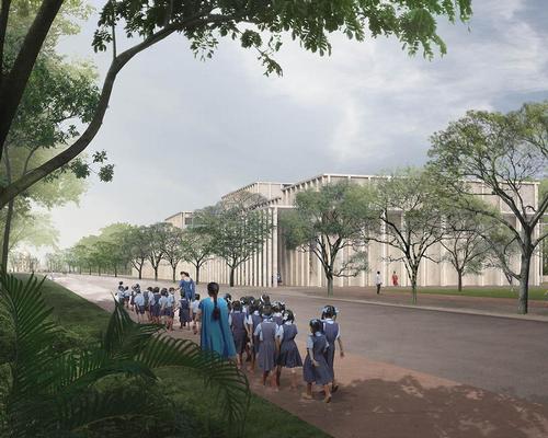 The museum will be dedicated to the history and culture of Northern India's Mughal dynasty / David Chipperfield Architects