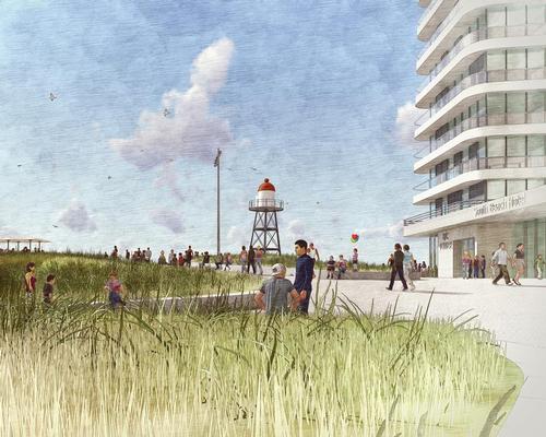 The Kijkduin-Bad public space has been commissioned by the municipality as part of its ‘Healthy Coast’ investment programme for the region / West 8