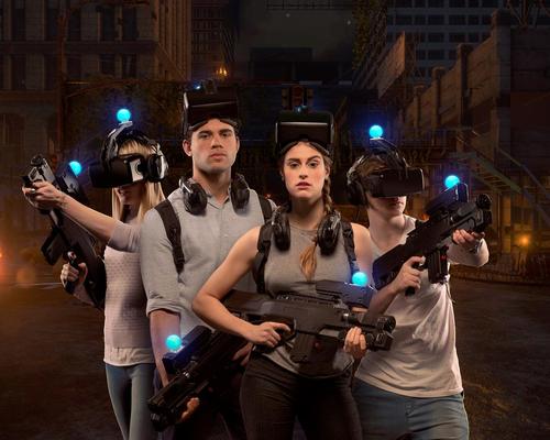 Zero Latency opened the first V Play Reality multi-player virtual reality arena in Melbourne, Australia, in 2015