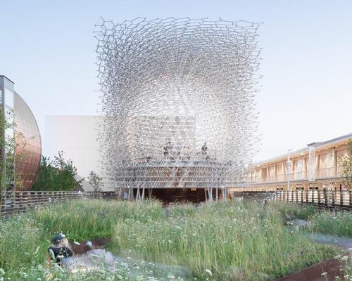 The Hive pavilion won the Award For Small Practices / ISE