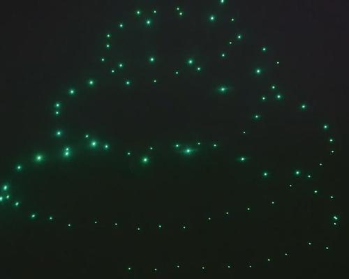 It seems the drone technology will be used to create the illusion of star formations in the night sky