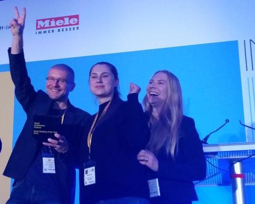 Robert Konieczny KWK Promes celebrate their victory / Magali Robathan