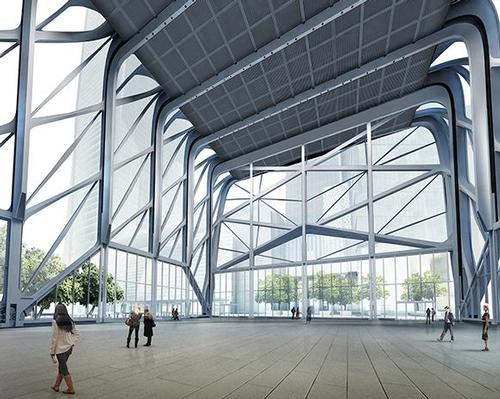 The shell can be expanded to create a vast indoor/outdoor performance space / Diller Scott + Renfro