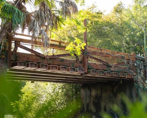 The first photograph shows the bridge to the base camp of Alpha Centauri Expeditions, the eco-tour group that will host explorers on their Pandora adventure / Walt Disney World