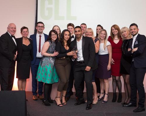 GLL won Employer of the Year at the Active Training Awards