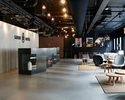 Communal spaces include function rooms, spacious lobby area and rooftop terrace / Good Hotel