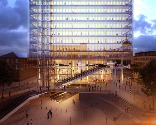 A large stretch of public realm is central to the scheme / Sellar Property Group 